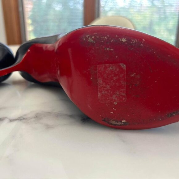 CHRISTIAN LOUBOUTIN Nappa Shiny Toot Couverte 100 Pumps size 40 in Black - Picture 6 of 9